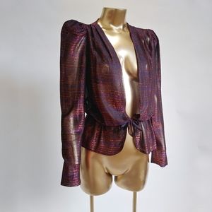 Vintage Sheer Sheen Blouse